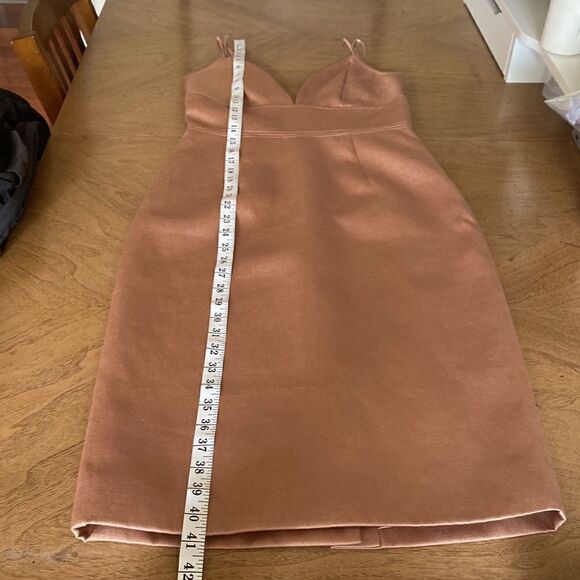 Christian Siriano Blush Rose Pink Double Strap Cocktail Dress Size 4 - Picture 12 of 15